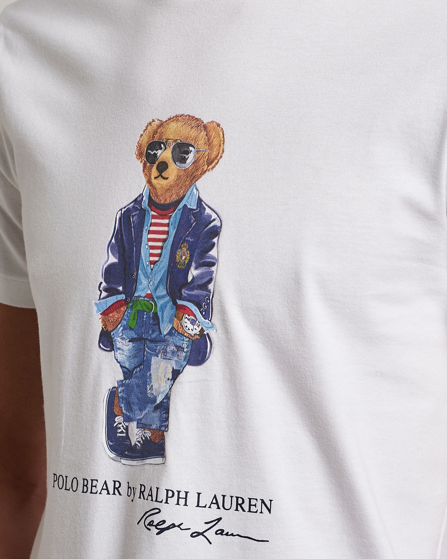 Homme | T-shirts | Polo Ralph Lauren | Printed Regatta Bear Crew Neck T-Shirt White