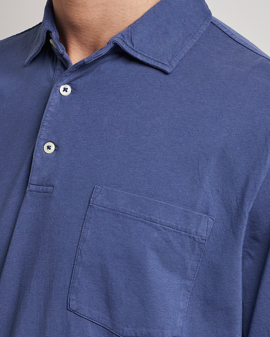 Homme | Polos | Polo Ralph Lauren | Cotton/Linen Polo Boathouse Navy