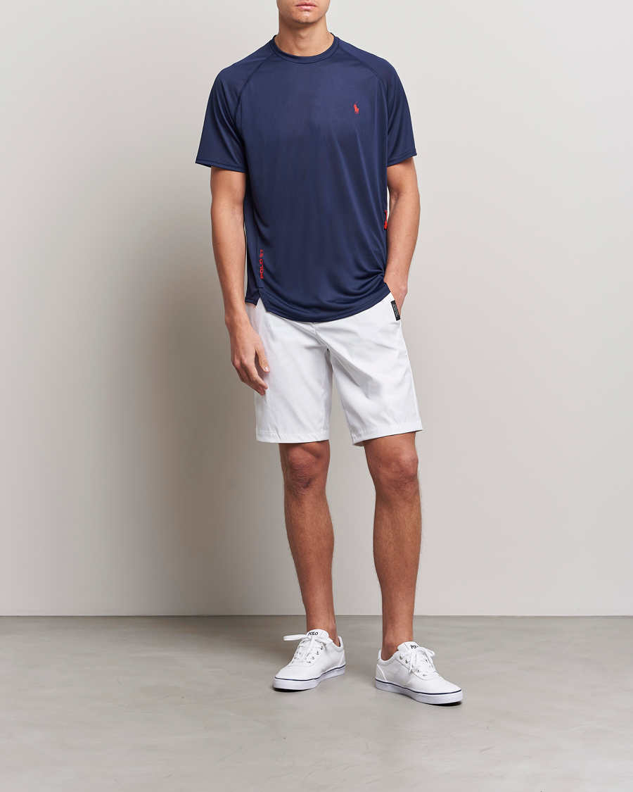 Homme | T-shirts | Polo Ralph Lauren | Performance Jersey Crew Neck T-Shirt Newport Navy