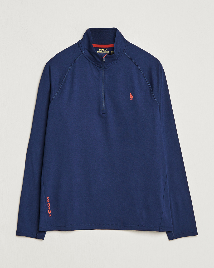 Homme | Pulls Et Tricots | Polo Ralph Lauren | Performance Jersey Half-Zip Newport Navy