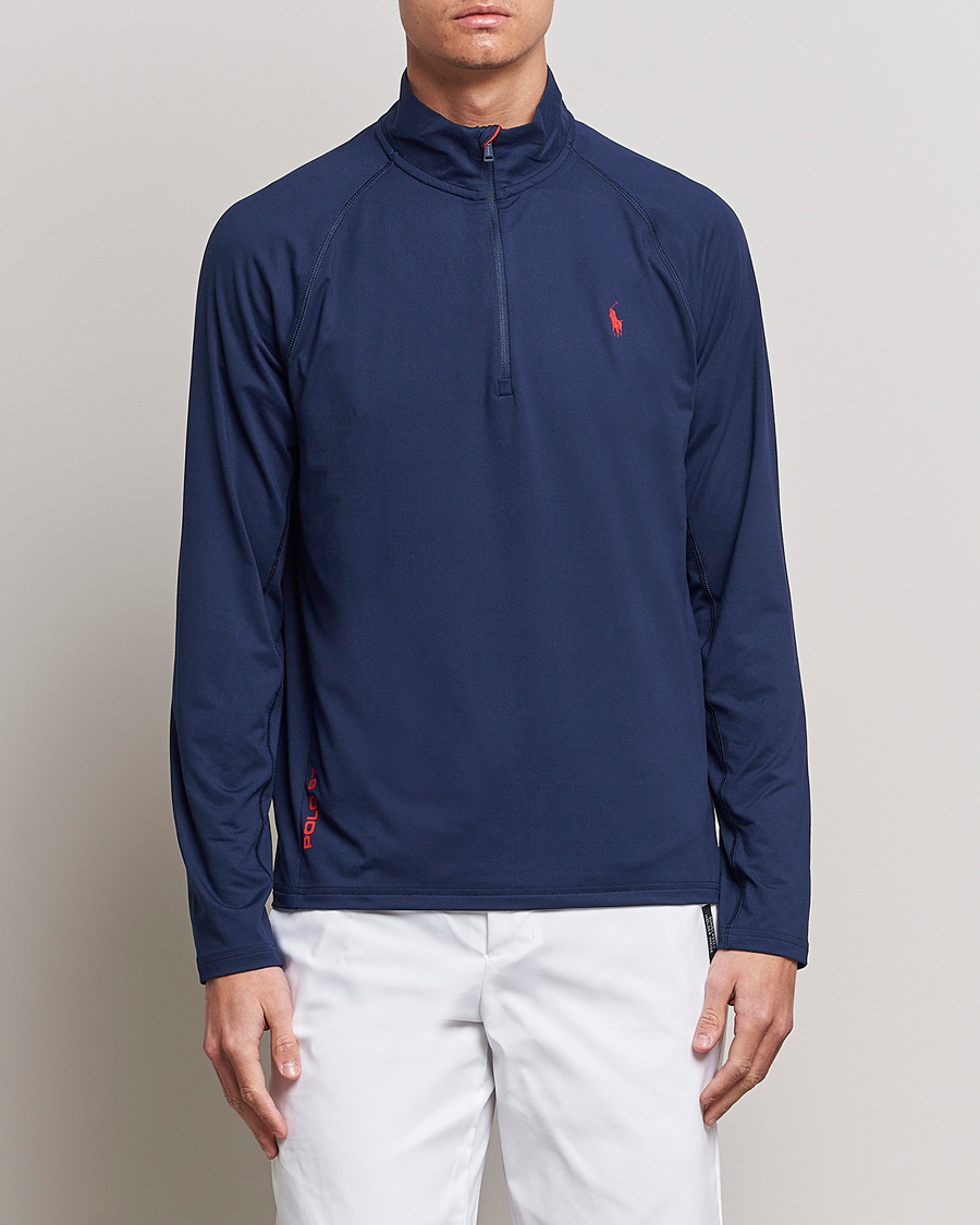 Homme | Pulls Et Tricots | Polo Ralph Lauren | Performance Jersey Half-Zip Newport Navy