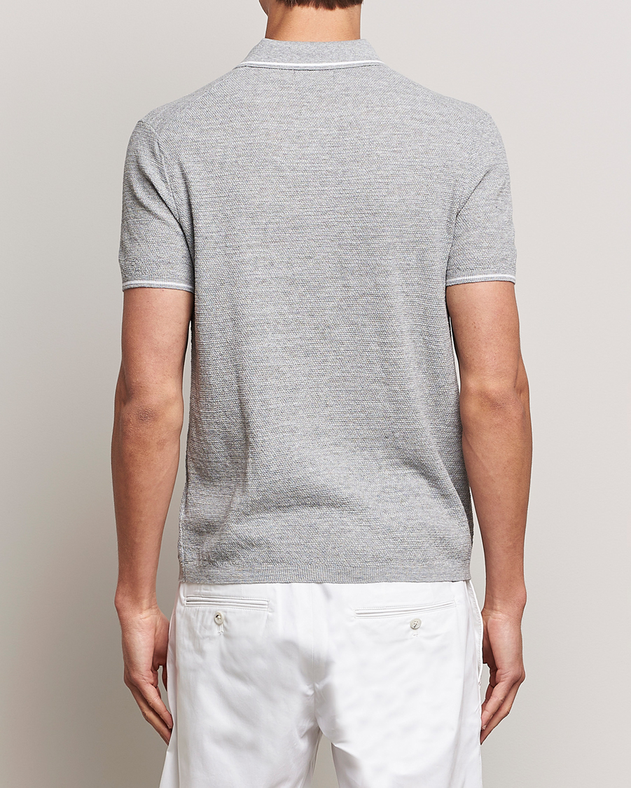 Homme | Polos | Polo Ralph Lauren | Cotton/Linen Textured Polo Andover Heather