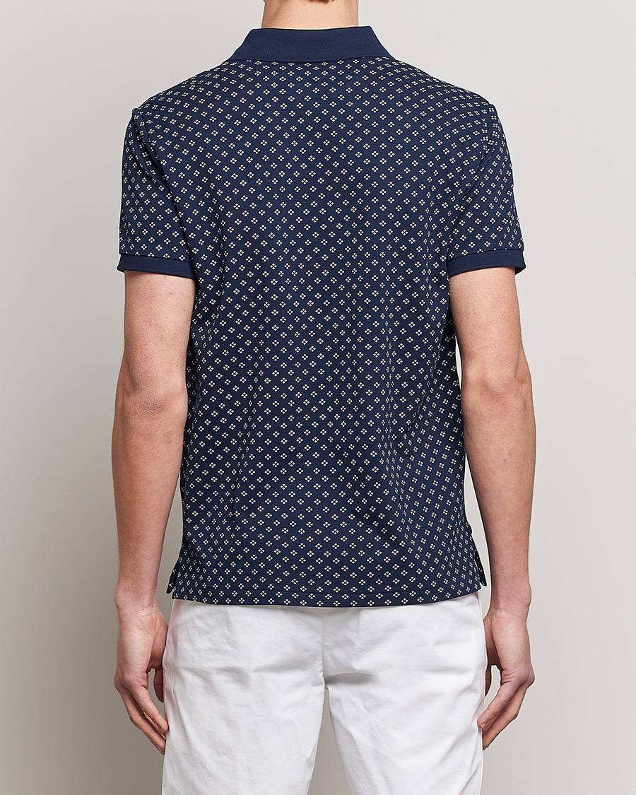 Homme | Polos | Polo Ralph Lauren | Custom Slim Fit Diamond Dots Polo Newport Navy