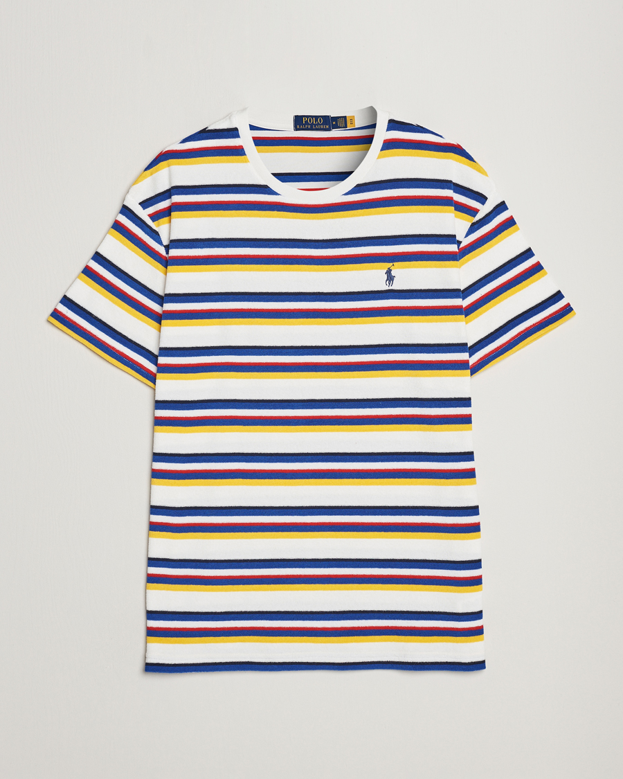 Homme | T-shirts | Polo Ralph Lauren | Cotton Terry Striped T-Shirt Multi