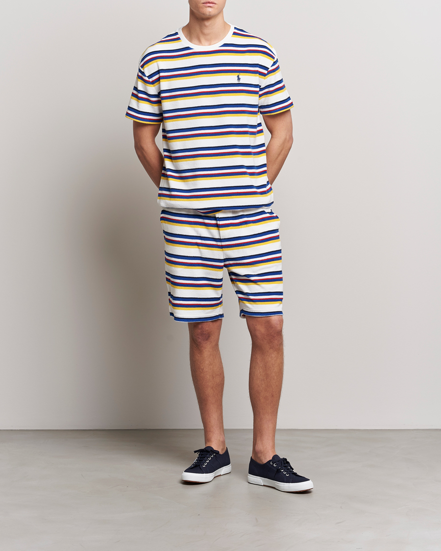 Homme | T-shirts | Polo Ralph Lauren | Cotton Terry Striped T-Shirt Multi