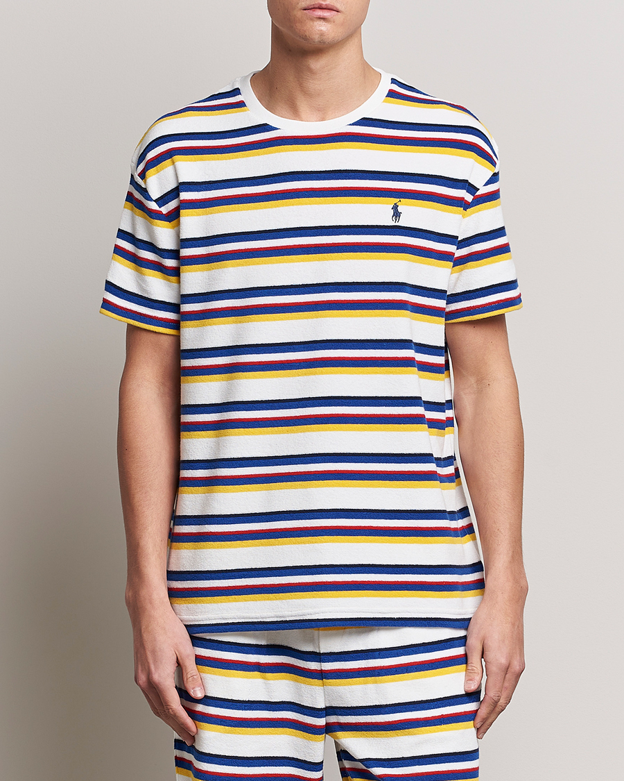 Homme | T-shirts | Polo Ralph Lauren | Cotton Terry Striped T-Shirt Multi
