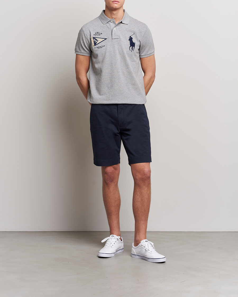 Homme | Polos | Polo Ralph Lauren | Custom Slim Fit Regatta Polo Andover Heather