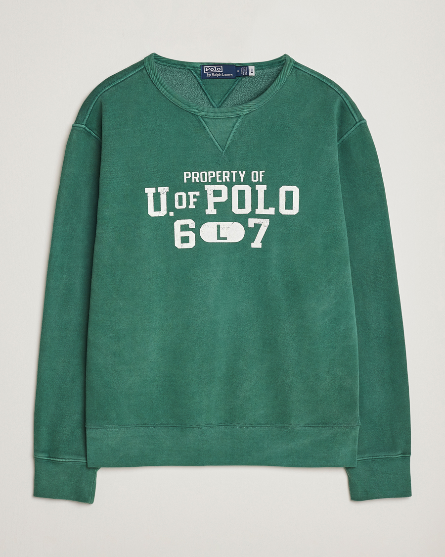 Homme | Pulls Et Tricots | Polo Ralph Lauren | Fleece Logo Sweatshirt Washed Forest