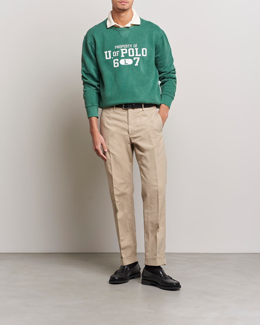 Homme | Pulls Et Tricots | Polo Ralph Lauren | Fleece Logo Sweatshirt Washed Forest