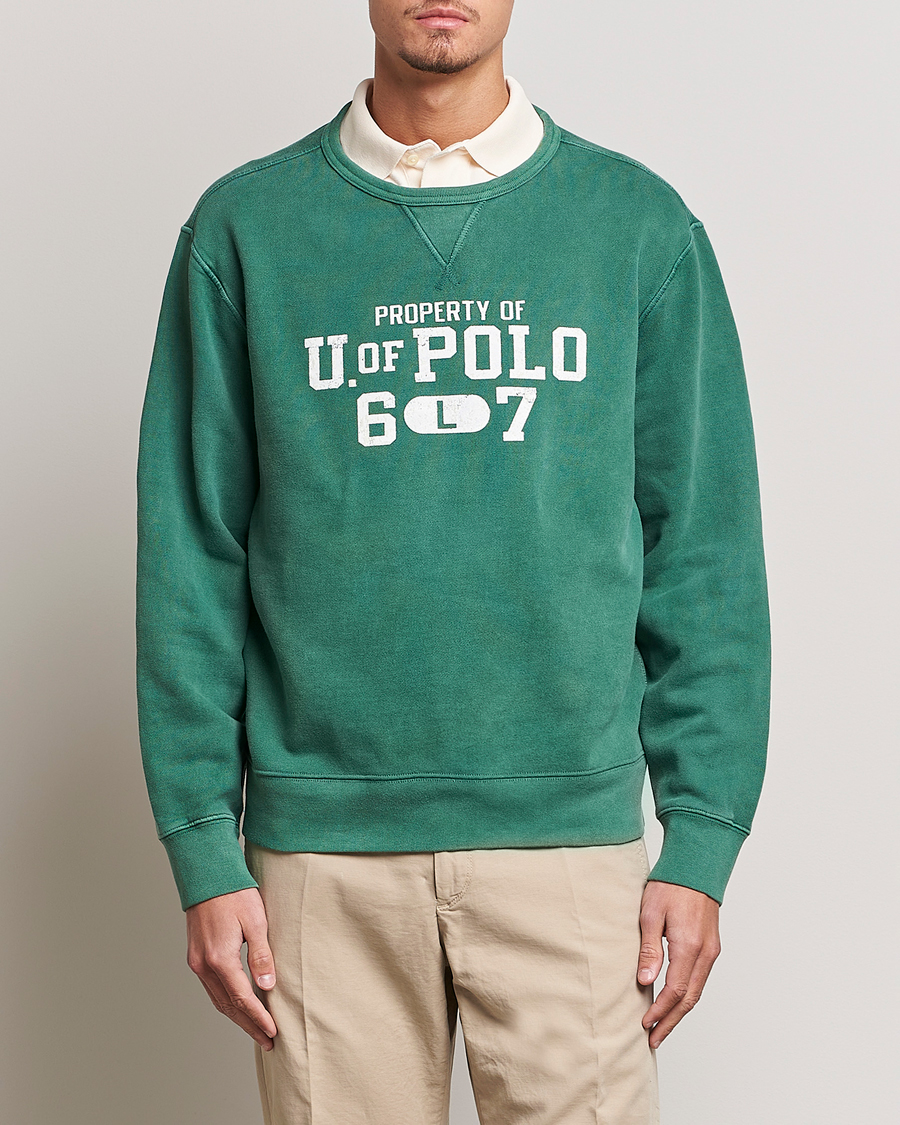 Homme | Pulls Et Tricots | Polo Ralph Lauren | Fleece Logo Sweatshirt Washed Forest