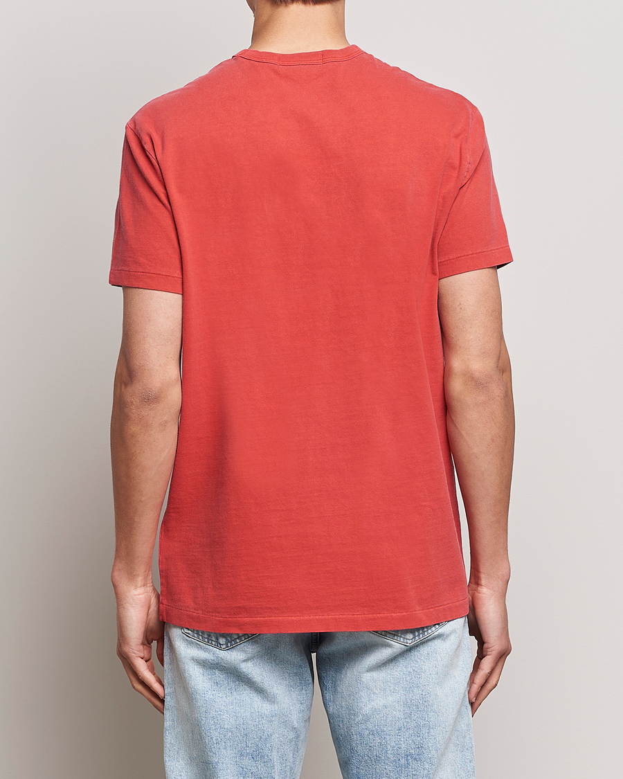 Homme | T-shirts | Polo Ralph Lauren | Graphic Logo Jerset Crew Neck T-Shirt Evening Red