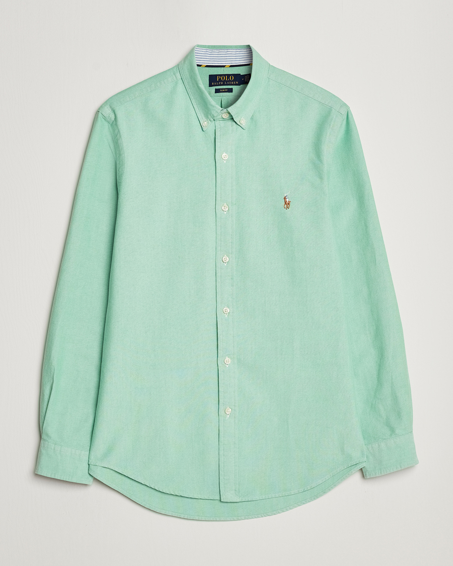 Homme | Chemises | Polo Ralph Lauren | Slim Fit Oxford Button Down Shirt Golf Green