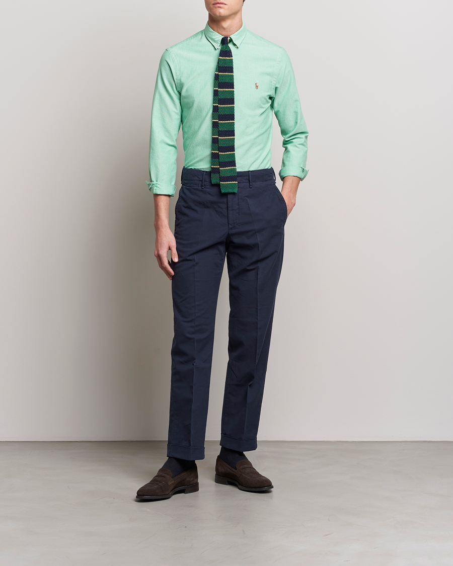 Homme | Chemises | Polo Ralph Lauren | Slim Fit Oxford Button Down Shirt Golf Green