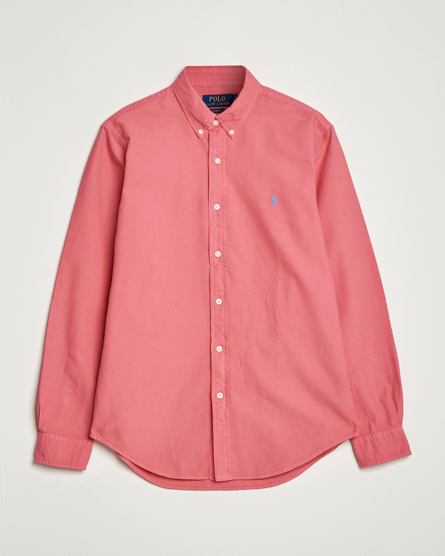 Homme | Chemises | Polo Ralph Lauren | Slim Fit Garment Dyed Oxford Red Sky
