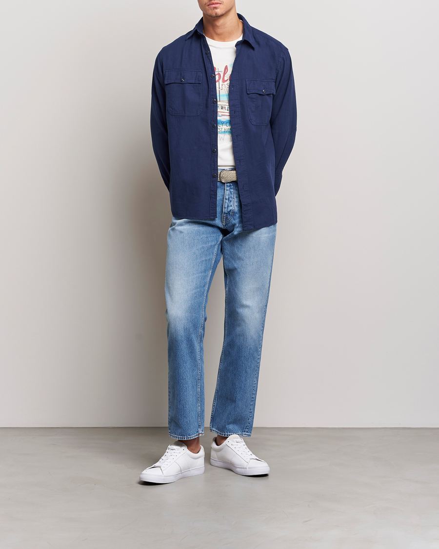 Homme | Chemises | Polo Ralph Lauren | Cotton Overshirt Newport Navy