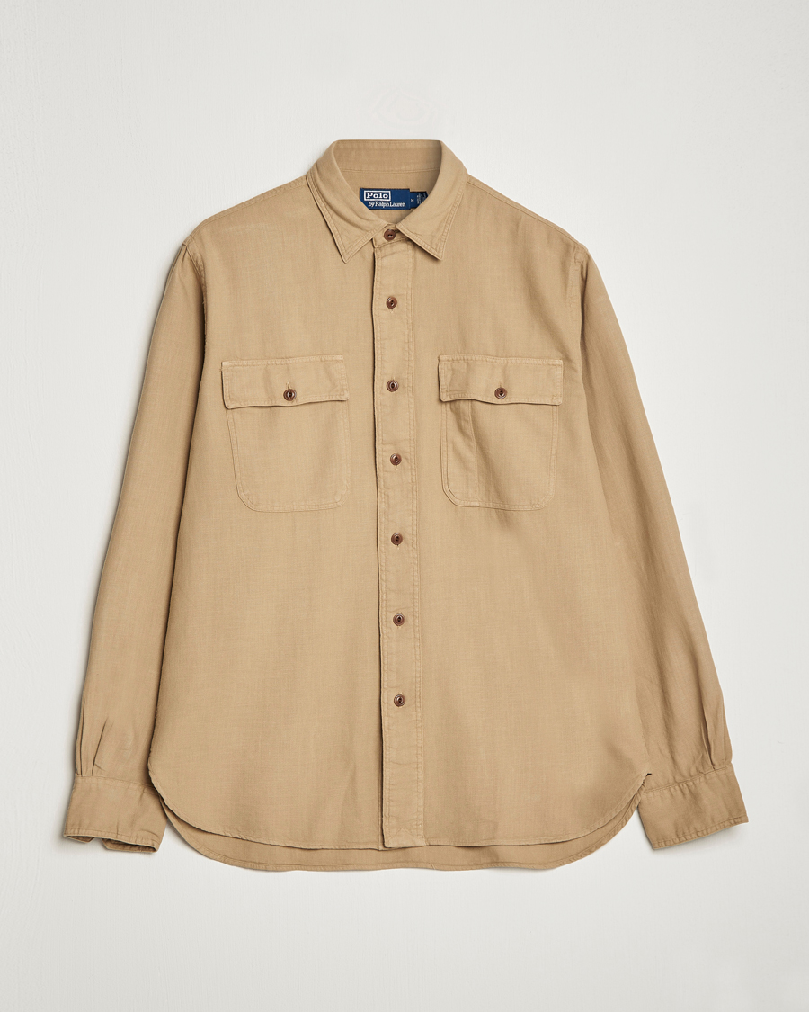 Homme | Chemises | Polo Ralph Lauren | Cotton Overshirt Vintage Khaki