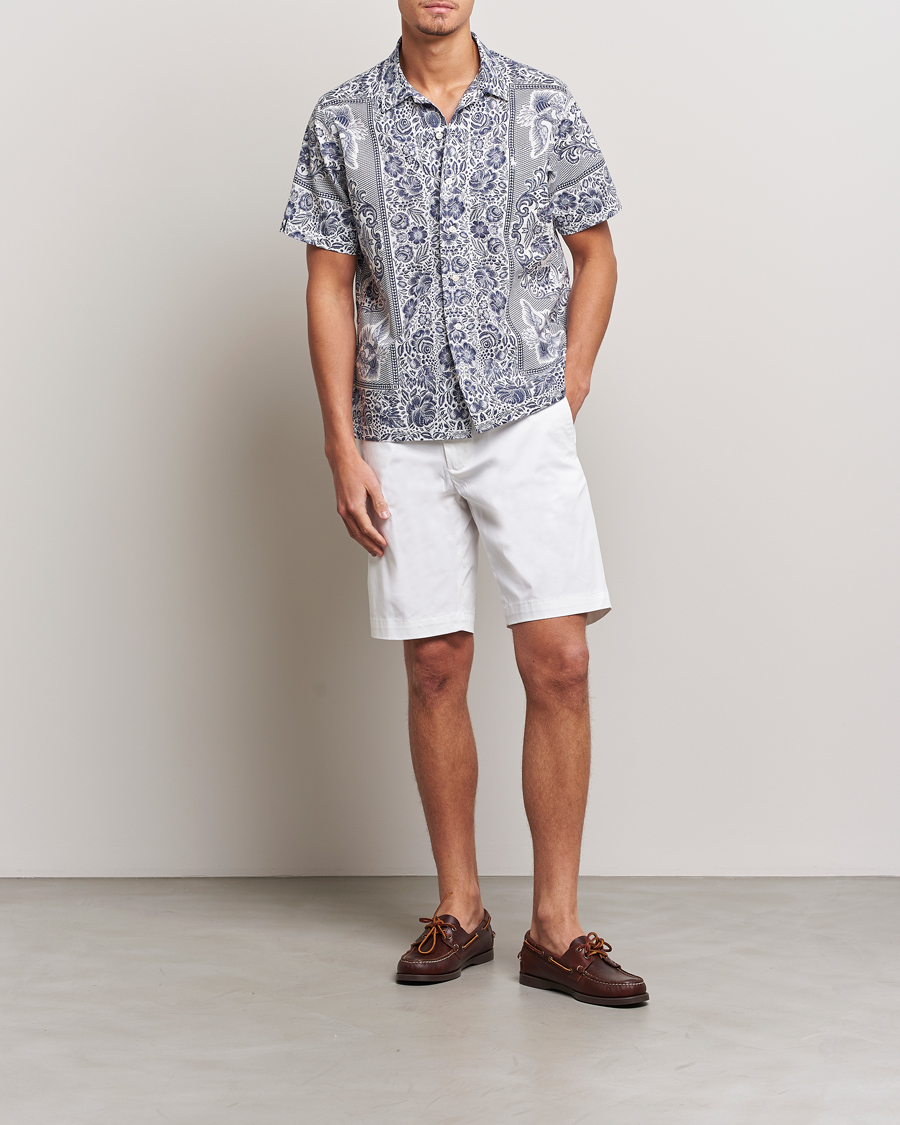 Homme | Chemises | Polo Ralph Lauren | Printed Paisley Short Sleeve Shirt Blue