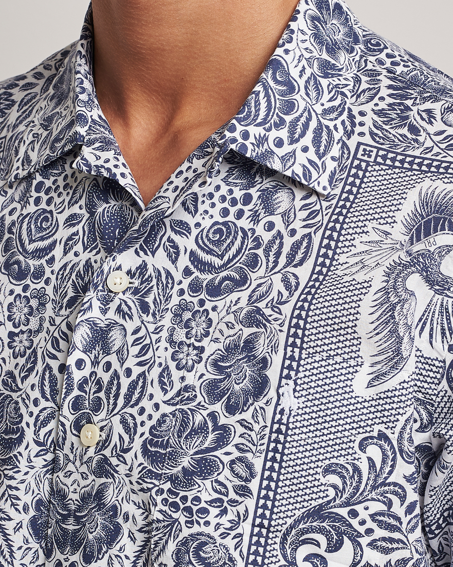 Homme | Chemises | Polo Ralph Lauren | Printed Paisley Short Sleeve Shirt Blue