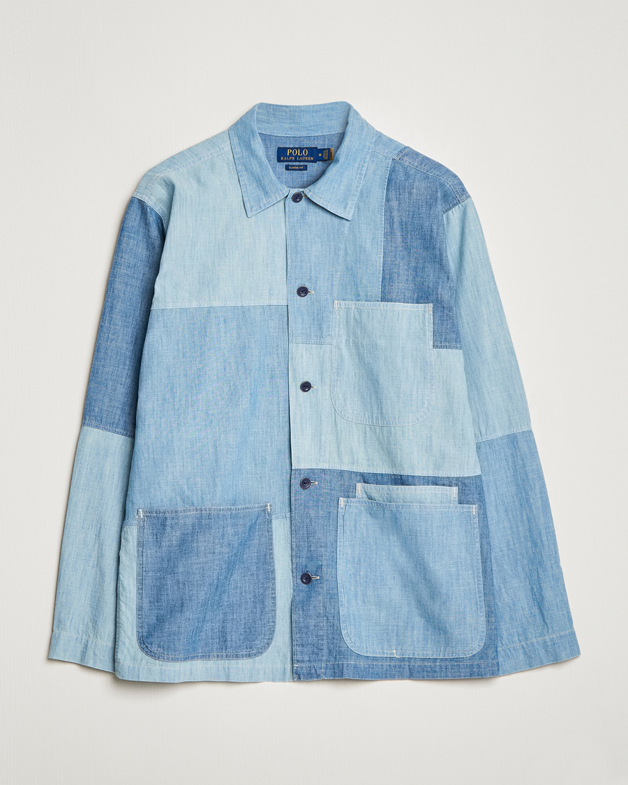 Homme | Manteaux Et Vestes | Polo Ralph Lauren | Patchwork Denim Shirt Jacket Indigo