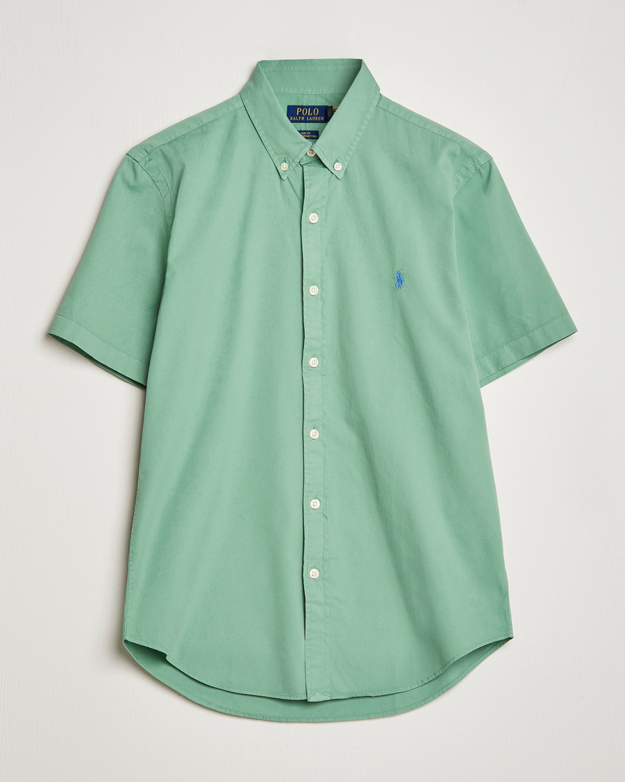 Homme | Chemises | Polo Ralph Lauren | Twill Short Sleeve Shirt Faded Mint