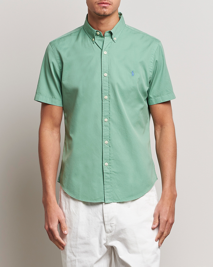 Homme | Chemises | Polo Ralph Lauren | Twill Short Sleeve Shirt Faded Mint