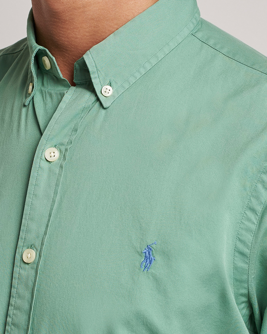 Homme | Chemises | Polo Ralph Lauren | Twill Short Sleeve Shirt Faded Mint