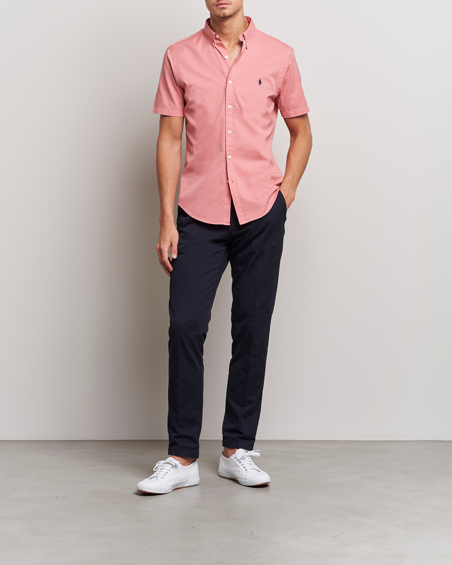 Homme | Chemises | Polo Ralph Lauren | Twill Short Sleeve Shirt Desert Rose