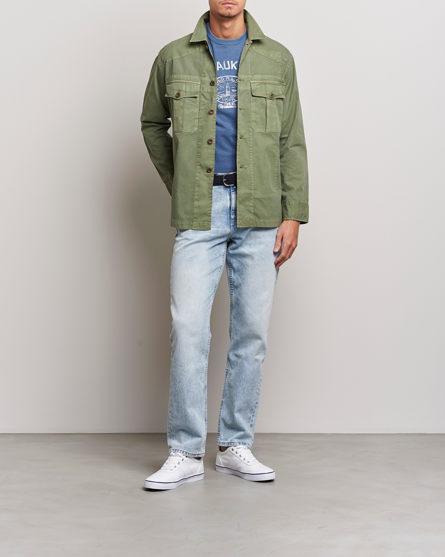 Homme | Manteaux Et Vestes | Polo Ralph Lauren | Twill Pocket Shirt Jacket Olive