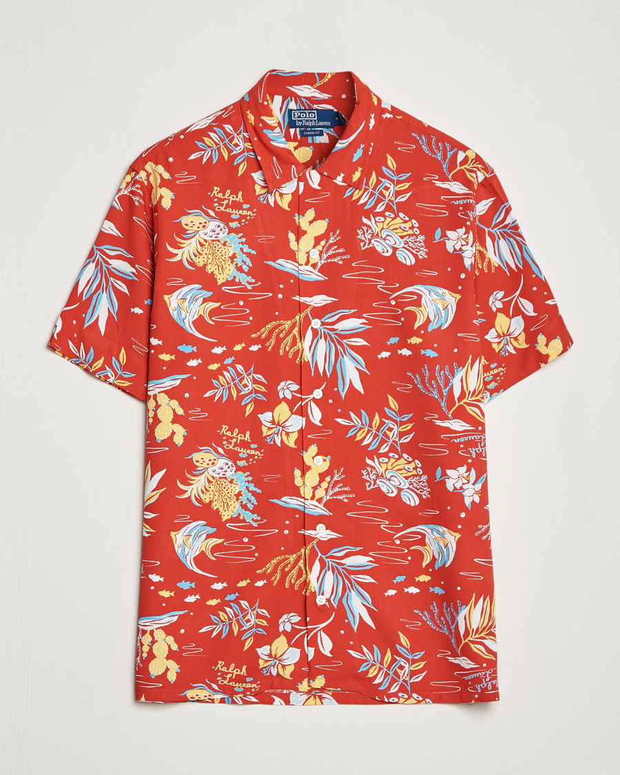 Homme | Chemises | Polo Ralph Lauren | Printed Flower Short Sleeve Shirt Sun Sand Surf