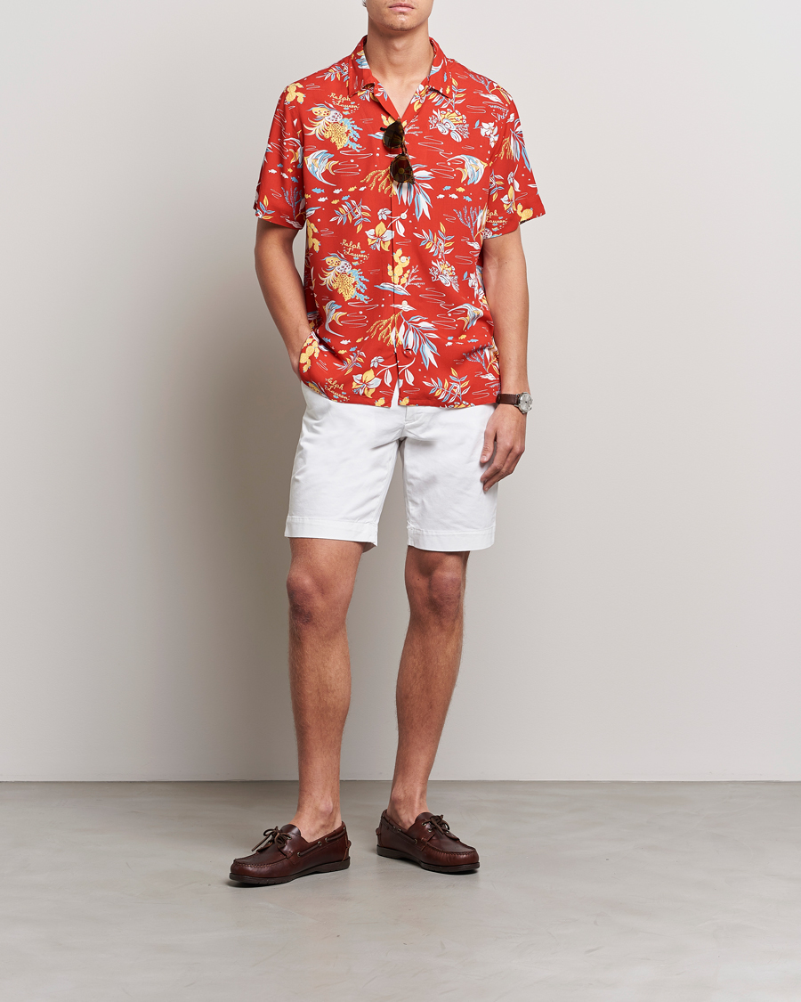 Homme | Chemises | Polo Ralph Lauren | Printed Flower Short Sleeve Shirt Sun Sand Surf