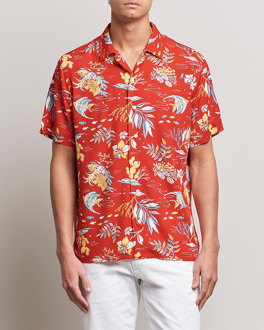 Homme | Chemises | Polo Ralph Lauren | Printed Flower Short Sleeve Shirt Sun Sand Surf