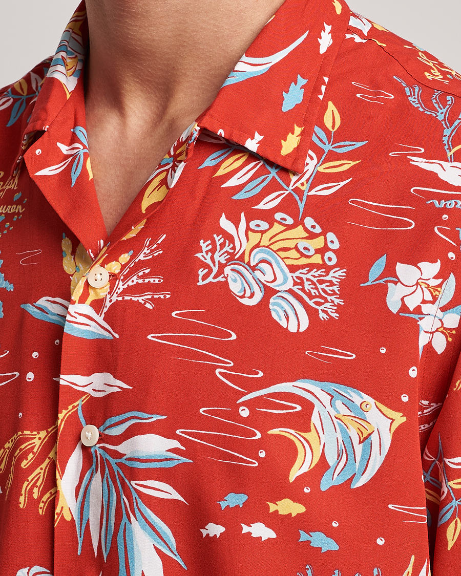 Homme | Chemises | Polo Ralph Lauren | Printed Flower Short Sleeve Shirt Sun Sand Surf