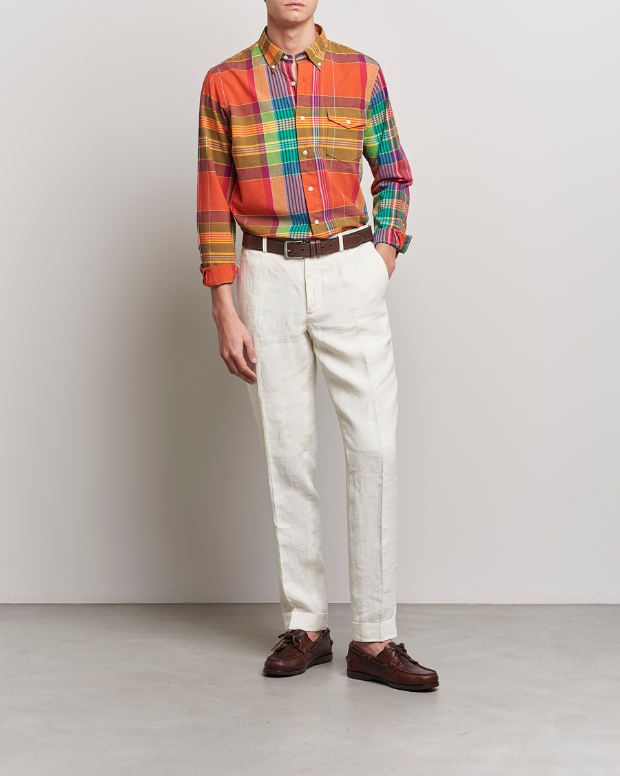Homme | Chemises | Polo Ralph Lauren | Classic Fit Checked Madras Shirt Multi