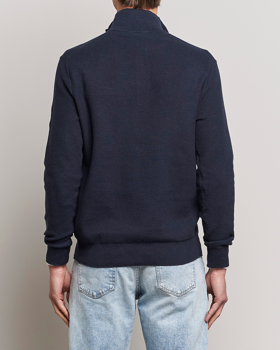 Homme | Pulls Et Tricots | Polo Ralph Lauren | Textured Half-Zip Navy Heather