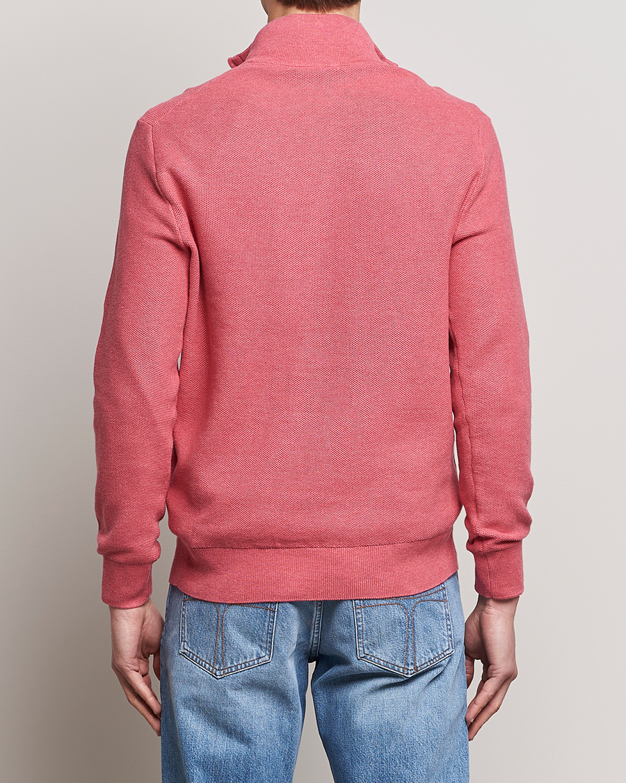 Homme | Pulls Et Tricots | Polo Ralph Lauren | Textured Half-Zip Red Sky Heather