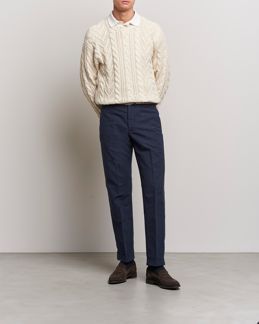 Homme | Pulls Et Tricots | Polo Ralph Lauren | Knitted Fishermen Sweater Cream