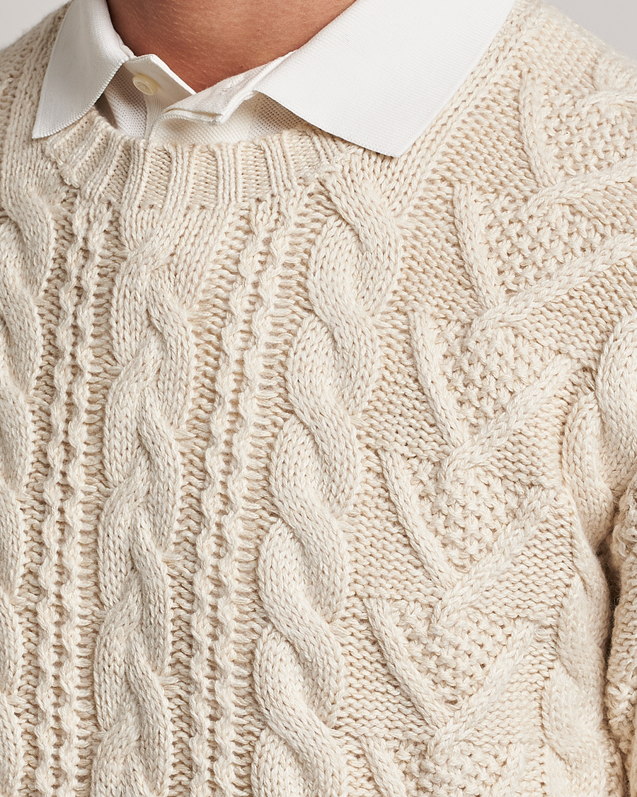 Homme | Pulls Et Tricots | Polo Ralph Lauren | Knitted Fishermen Sweater Cream