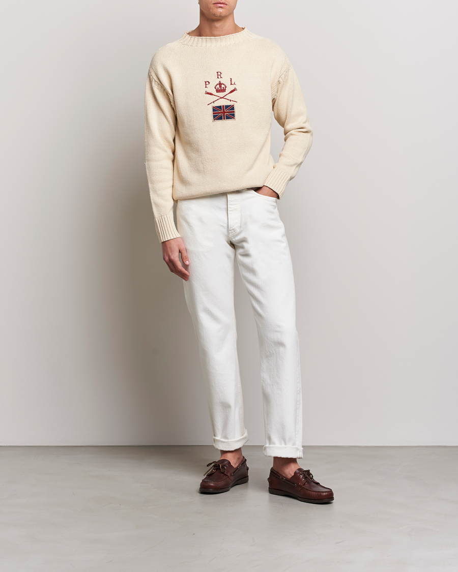 Homme | Pulls Et Tricots | Polo Ralph Lauren | Knitted Anchor Sweater Cream