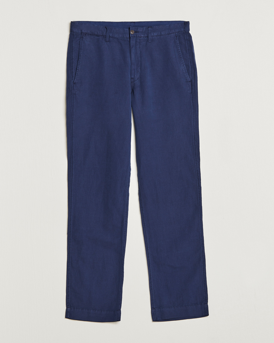 Homme | Pantalons | Polo Ralph Lauren | Cotton/Linen Bedford Chinos Newport Navy