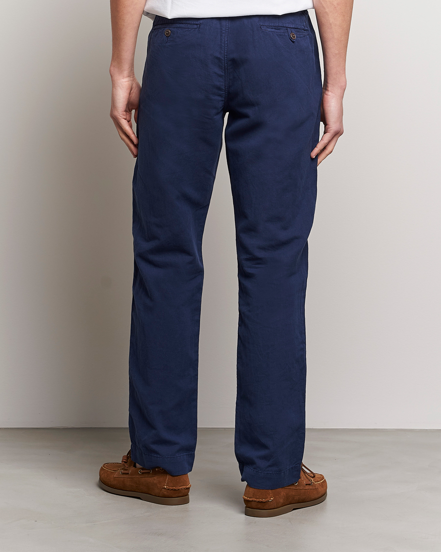 Homme | Pantalons | Polo Ralph Lauren | Cotton/Linen Bedford Chinos Newport Navy