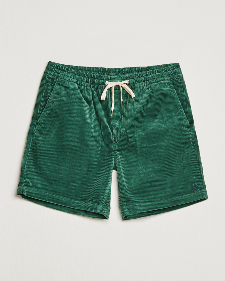 Homme | Shorts | Polo Ralph Lauren | Prepster Corduroy Drawstring Shorts Washed Forest