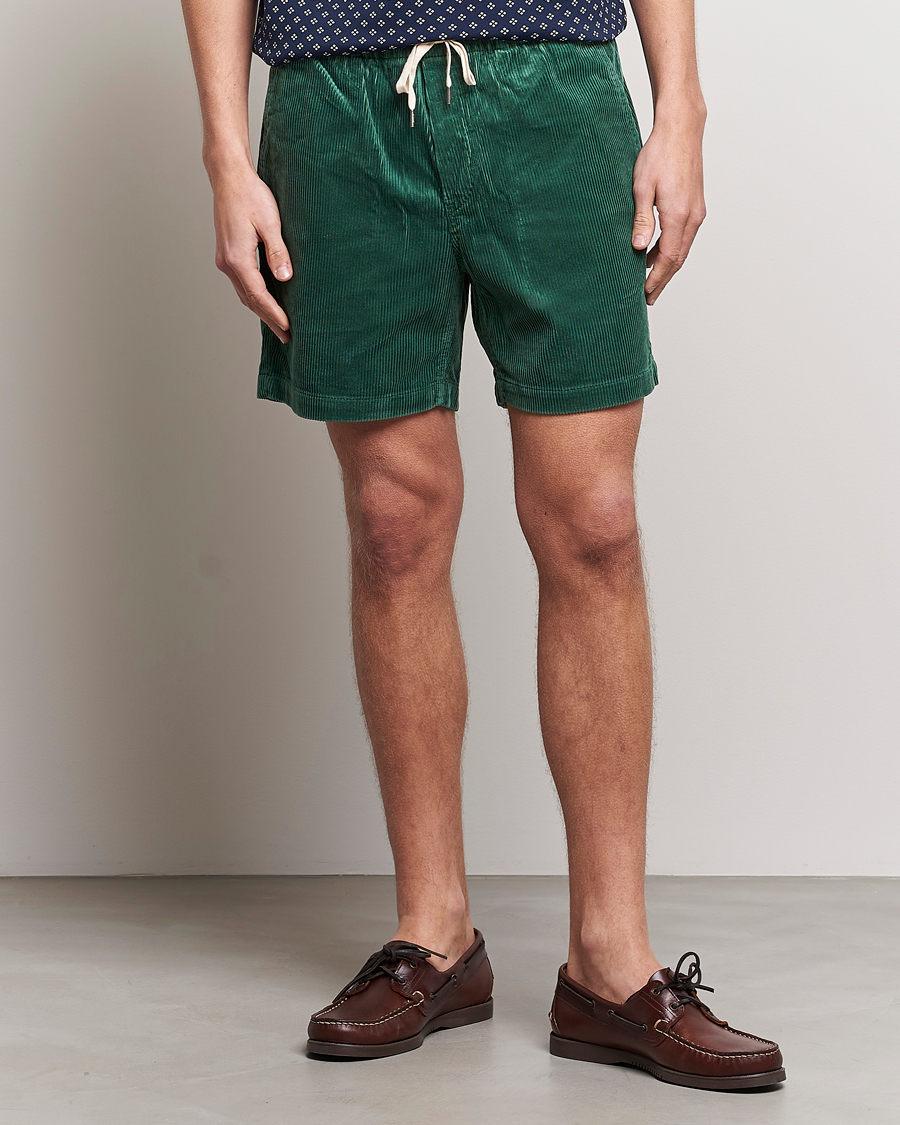 Homme | Shorts | Polo Ralph Lauren | Prepster Corduroy Drawstring Shorts Washed Forest