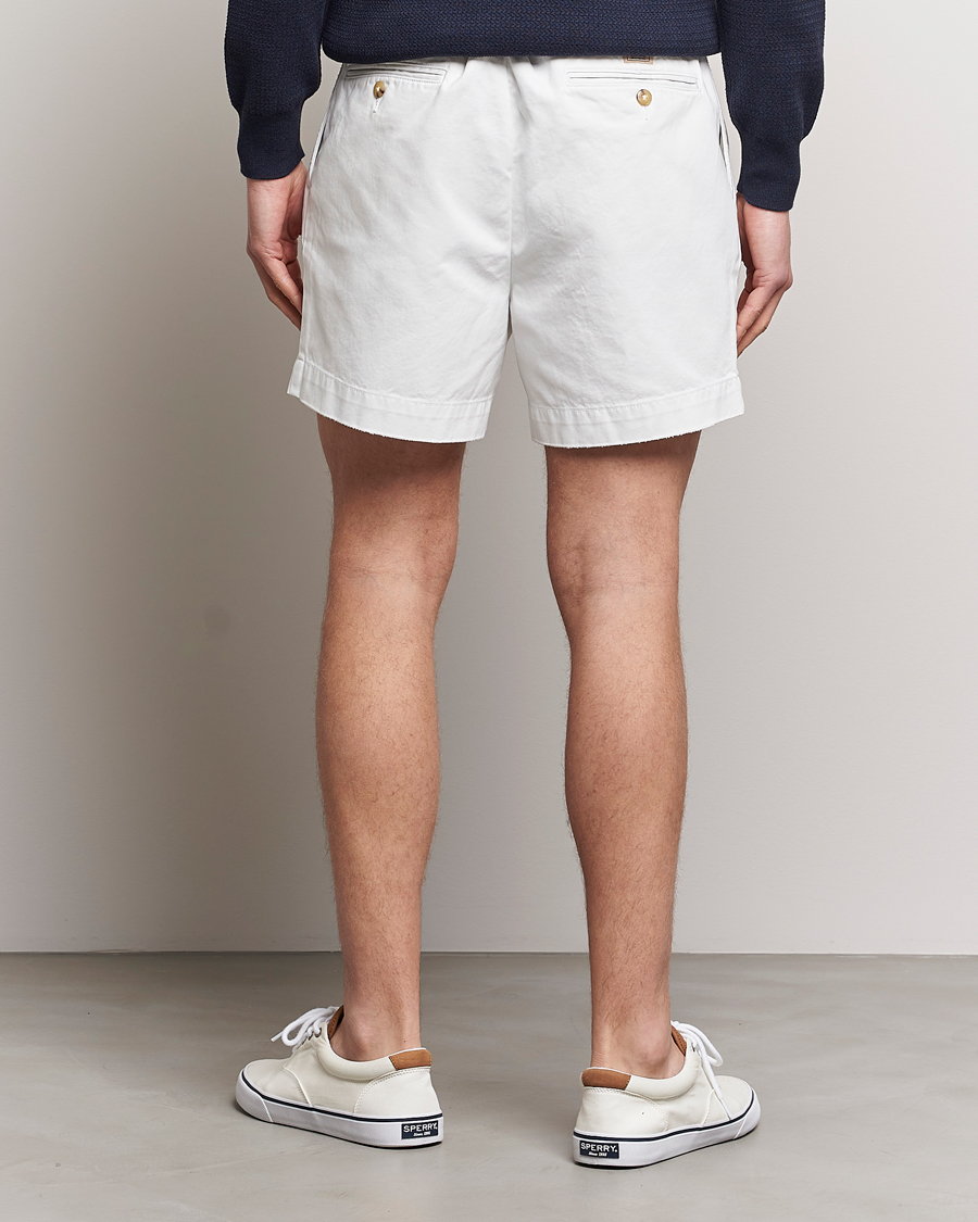 Homme | Shorts | Polo Ralph Lauren | Twill Pleated Regatta Shorts Deckwash White