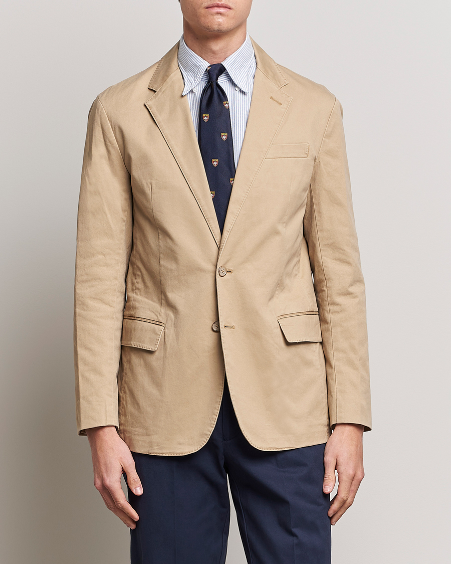 Homme | Blazers En Coton | Polo Ralph Lauren | Cotton Stretch Sportcoat Monument Tan