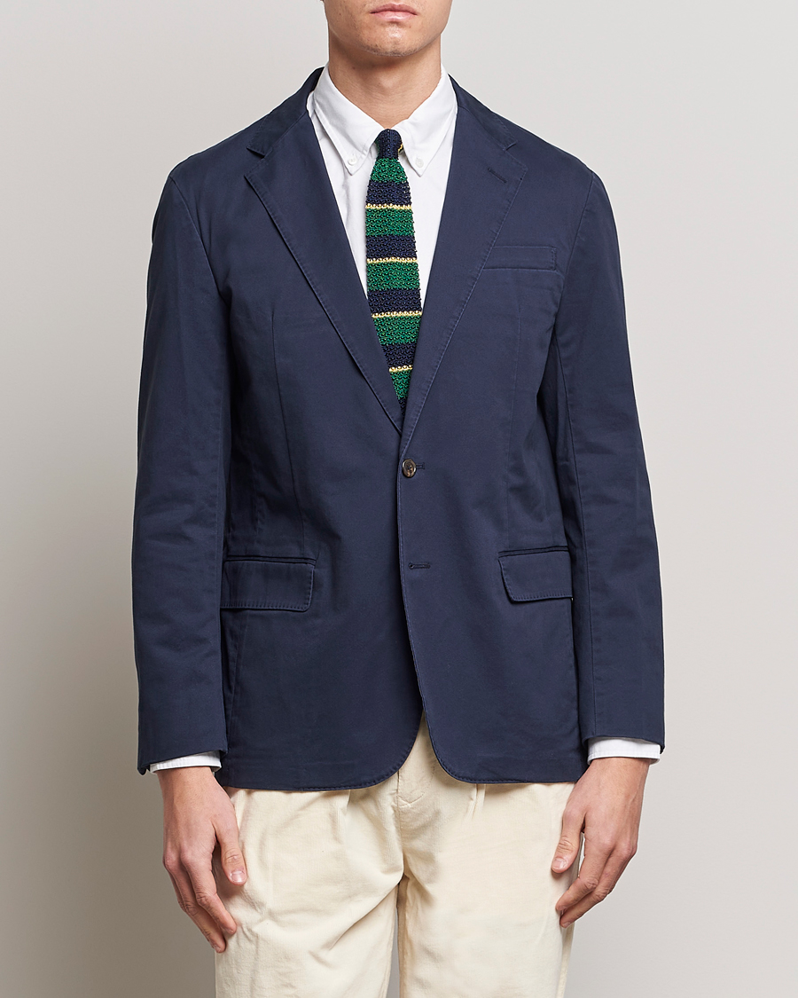 Homme | Blazers En Coton | Polo Ralph Lauren | Cotton Stretch Sportcoat Nautical Ink