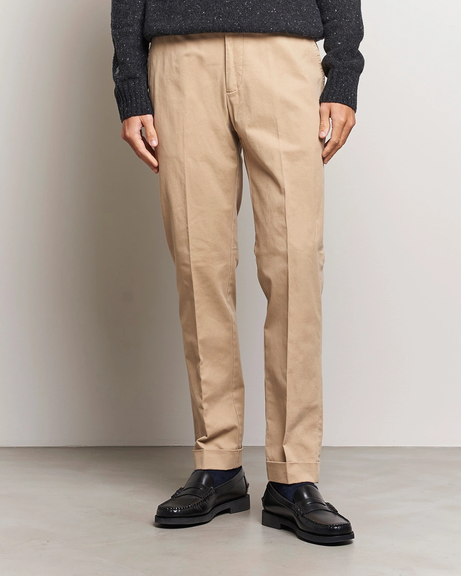 Homme | Pantalons De Costume | Polo Ralph Lauren | Cotton Stretch Chinos Monument Tan