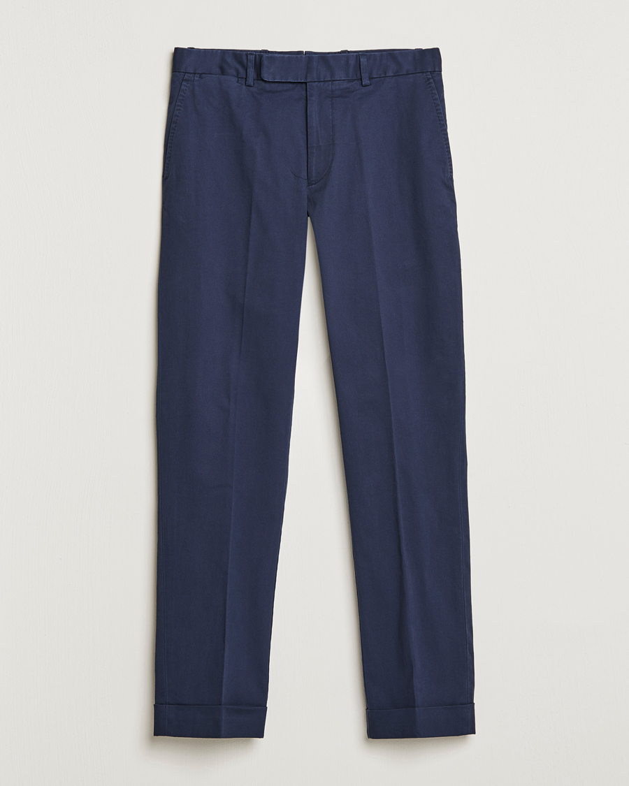 Homme | Pantalons | Polo Ralph Lauren | Cotton Stretch Trousers Nautical Ink