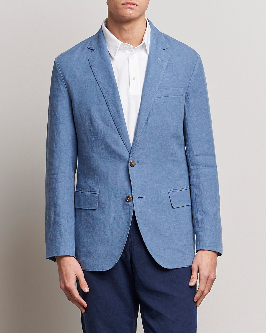 Homme | Blazers | Polo Ralph Lauren | Linen Sportcoat Carson Blue