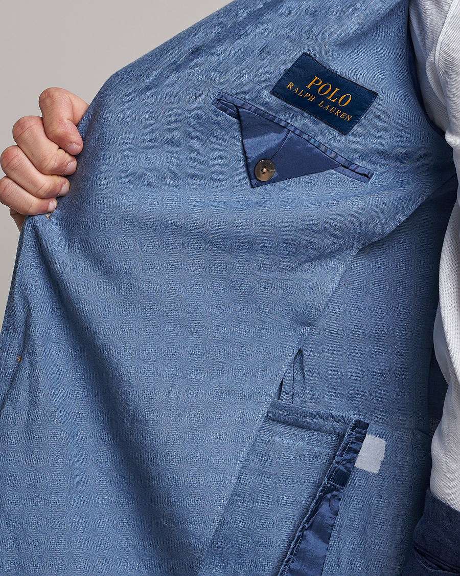 Homme | Blazers | Polo Ralph Lauren | Linen Sportcoat Carson Blue