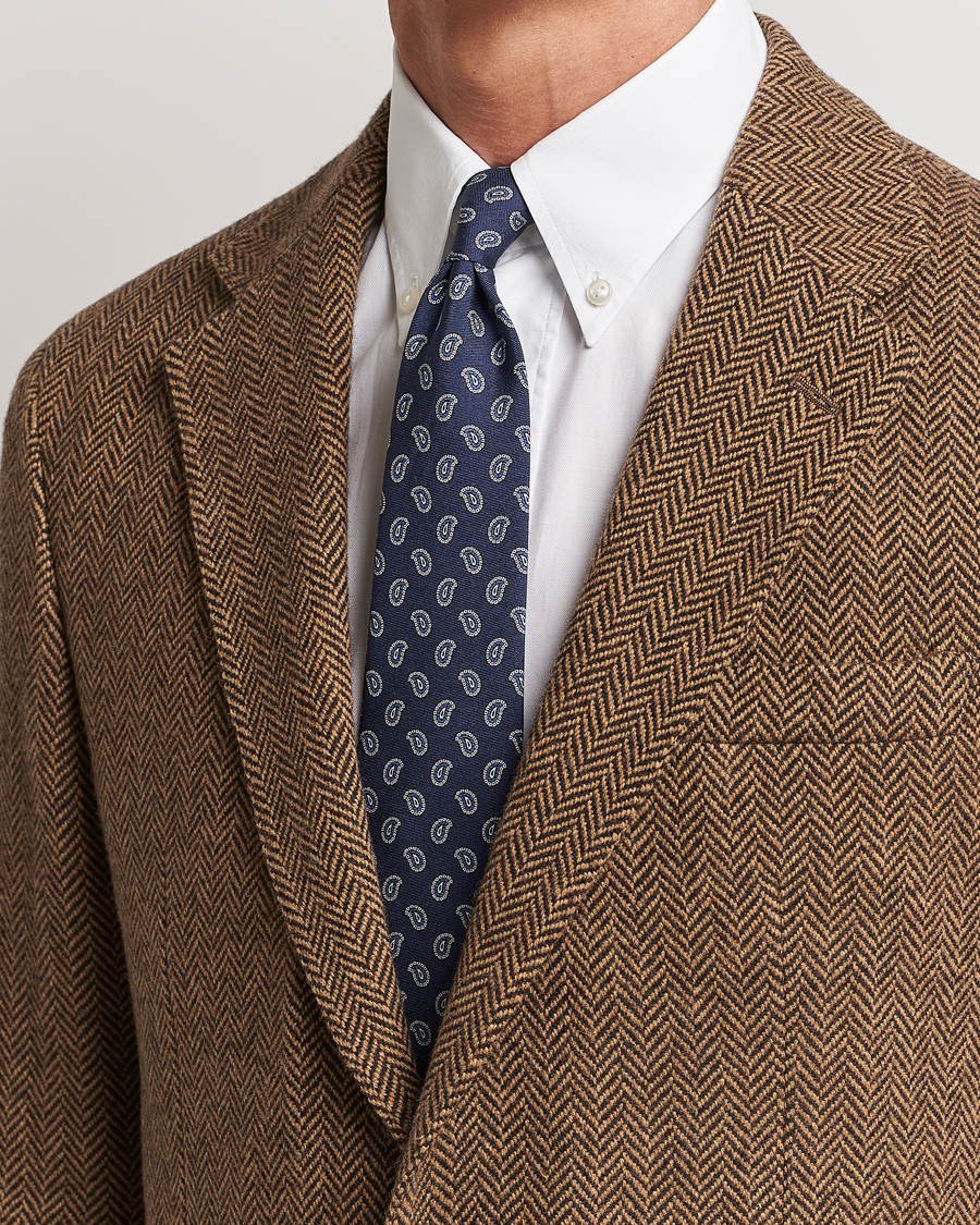 Homme |  | Polo Ralph Lauren | Vintage Foulard Printed Tie Navy/Blue